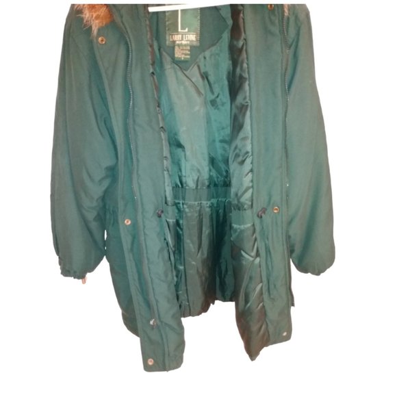 Larry Levine Vintage Fur Trimmed Parka - Picture 4 of 8